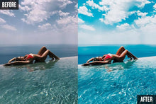Load image into Gallery viewer, 10 OCEAN BLUE MOBILE LIGHTROOM PRESETS