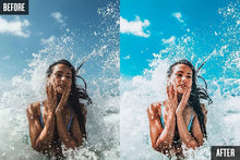 Load image into Gallery viewer, 10 OCEAN BLUE MOBILE LIGHTROOM PRESETS