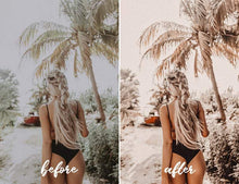 Load image into Gallery viewer, 12 MOBILE LIGHTROOM PRESETS CARAMEL