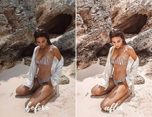 Load image into Gallery viewer, 12 MOBILE LIGHTROOM PRESETS CARAMEL