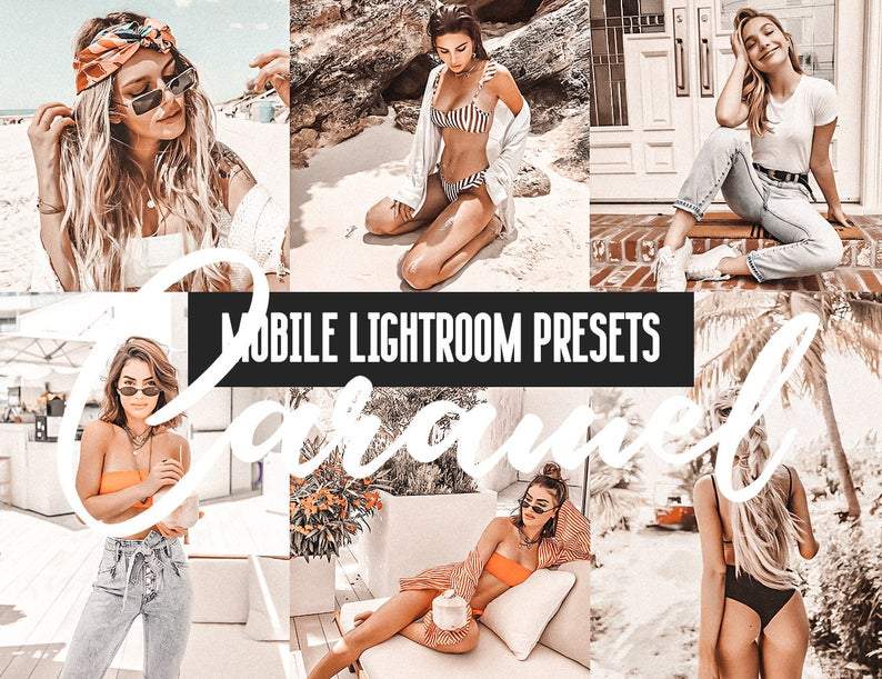 12 MOBILE LIGHTROOM PRESETS CARAMEL