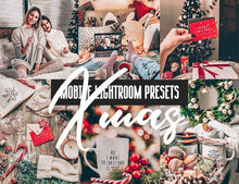Load image into Gallery viewer, 12 MOBILE LIGHTROOM PRESETS XMAS