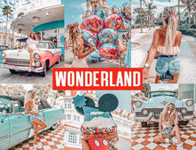 Load image into Gallery viewer, 10 WONDERLAND MOBILE LIGHTROOM PRESETS